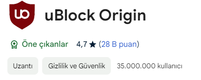 uBlock Origin indir